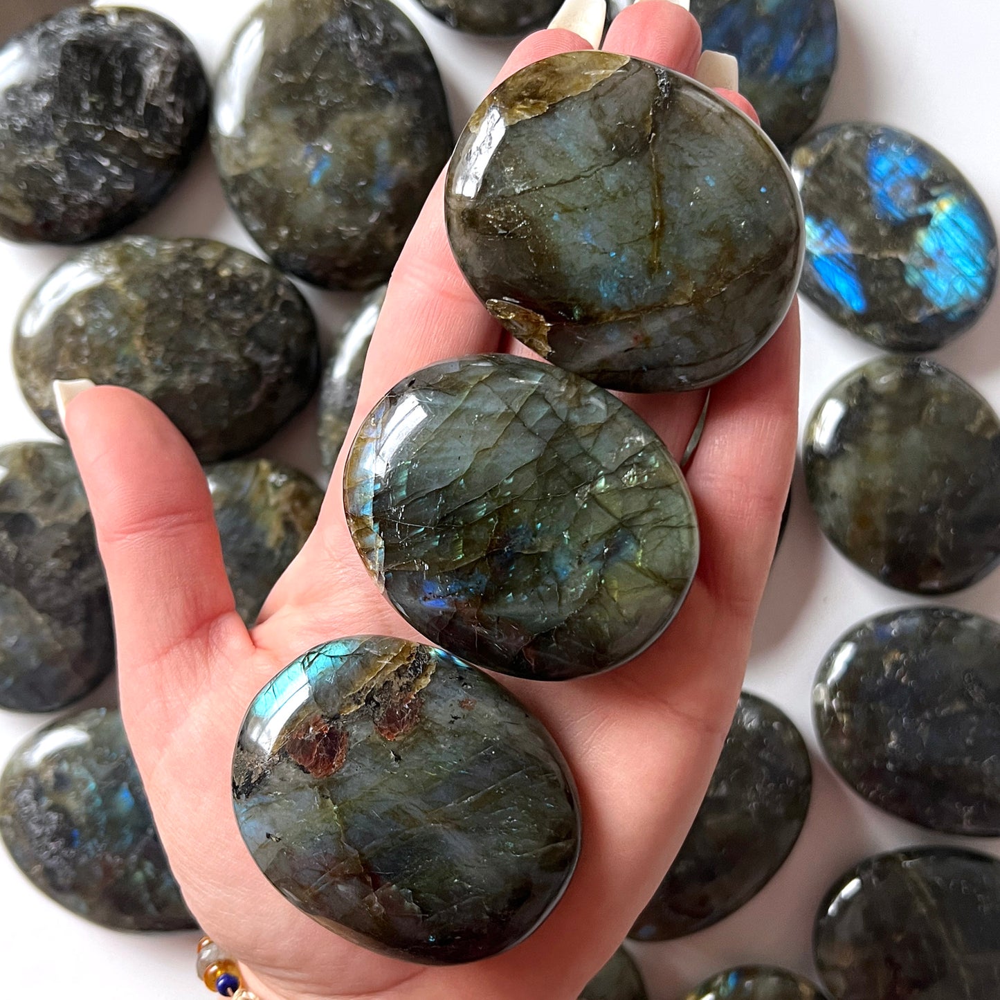 Labradorite Palm Stone