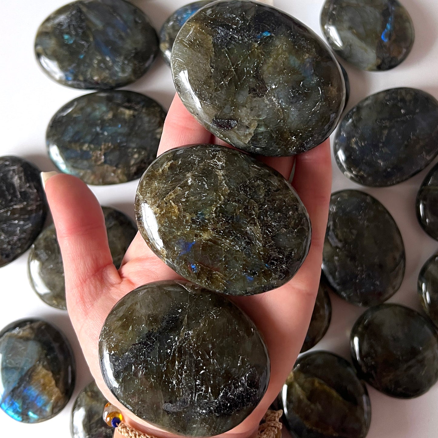 Labradorite Palm Stone