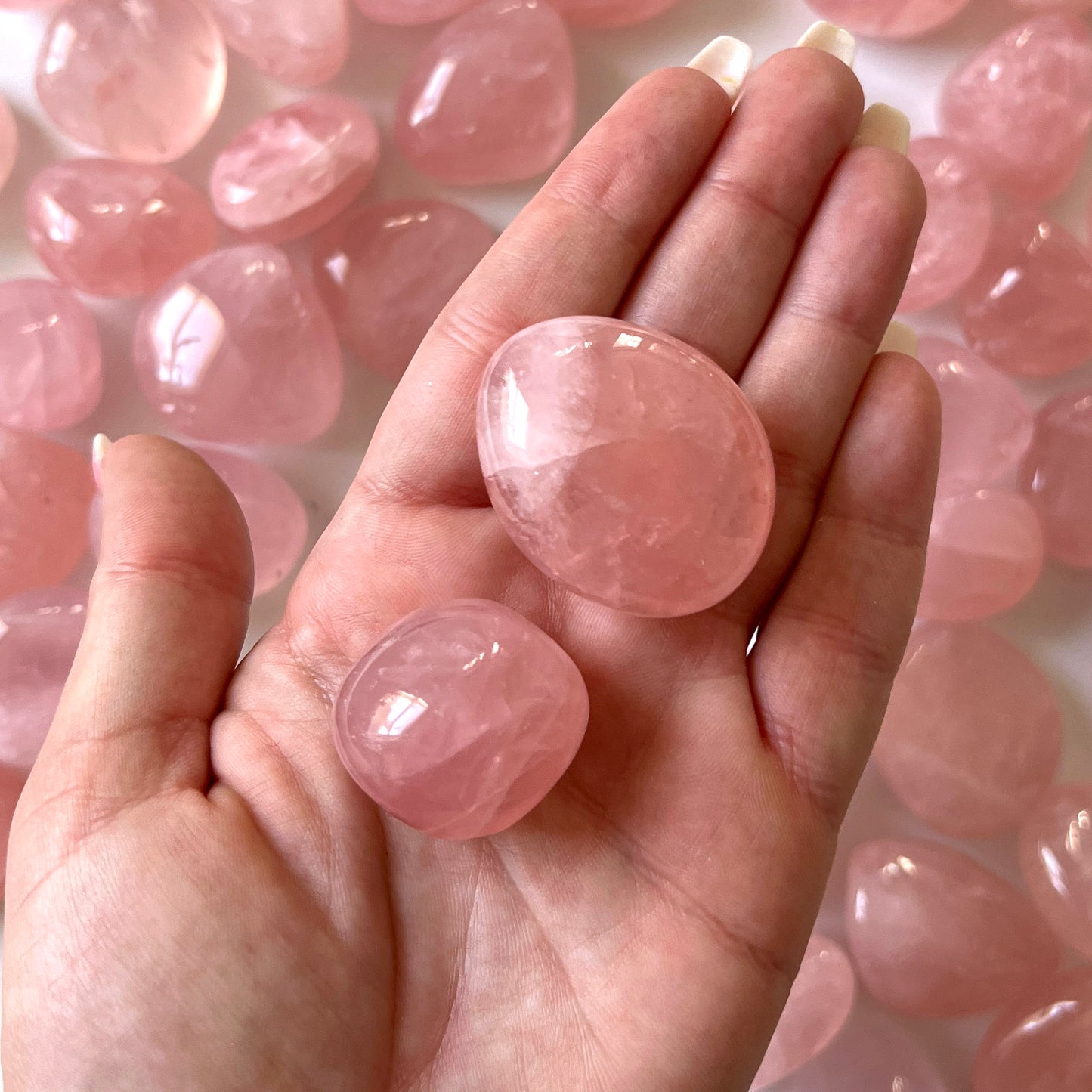 Mozambique Rose Quartz Tumbled