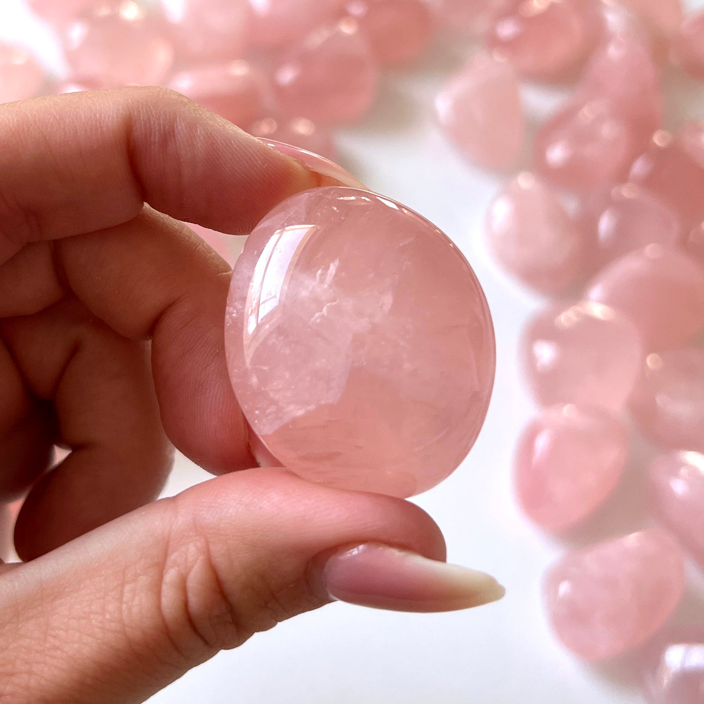 Mozambique Rose Quartz Tumbled