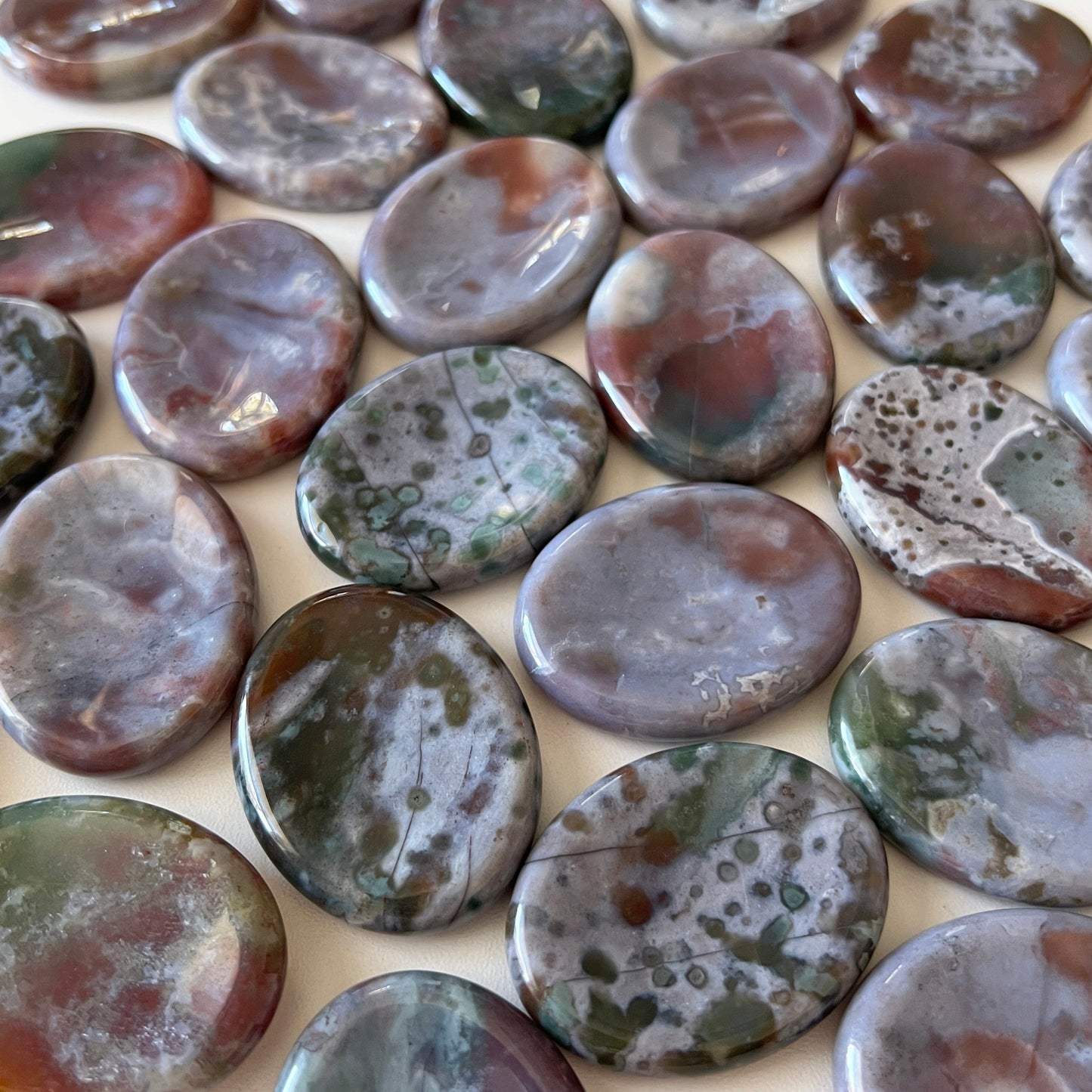 Ocean Jasper Worry Stone
