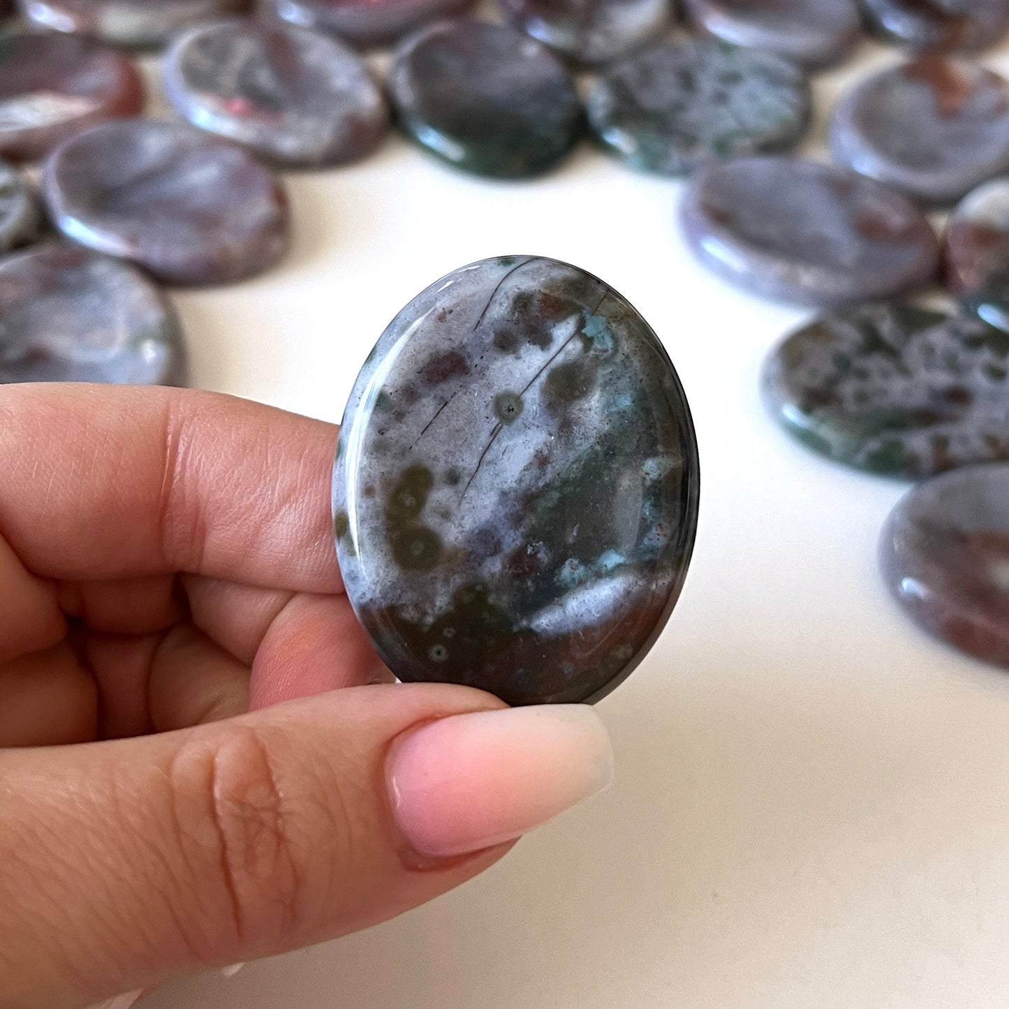 Ocean Jasper Worry Stone