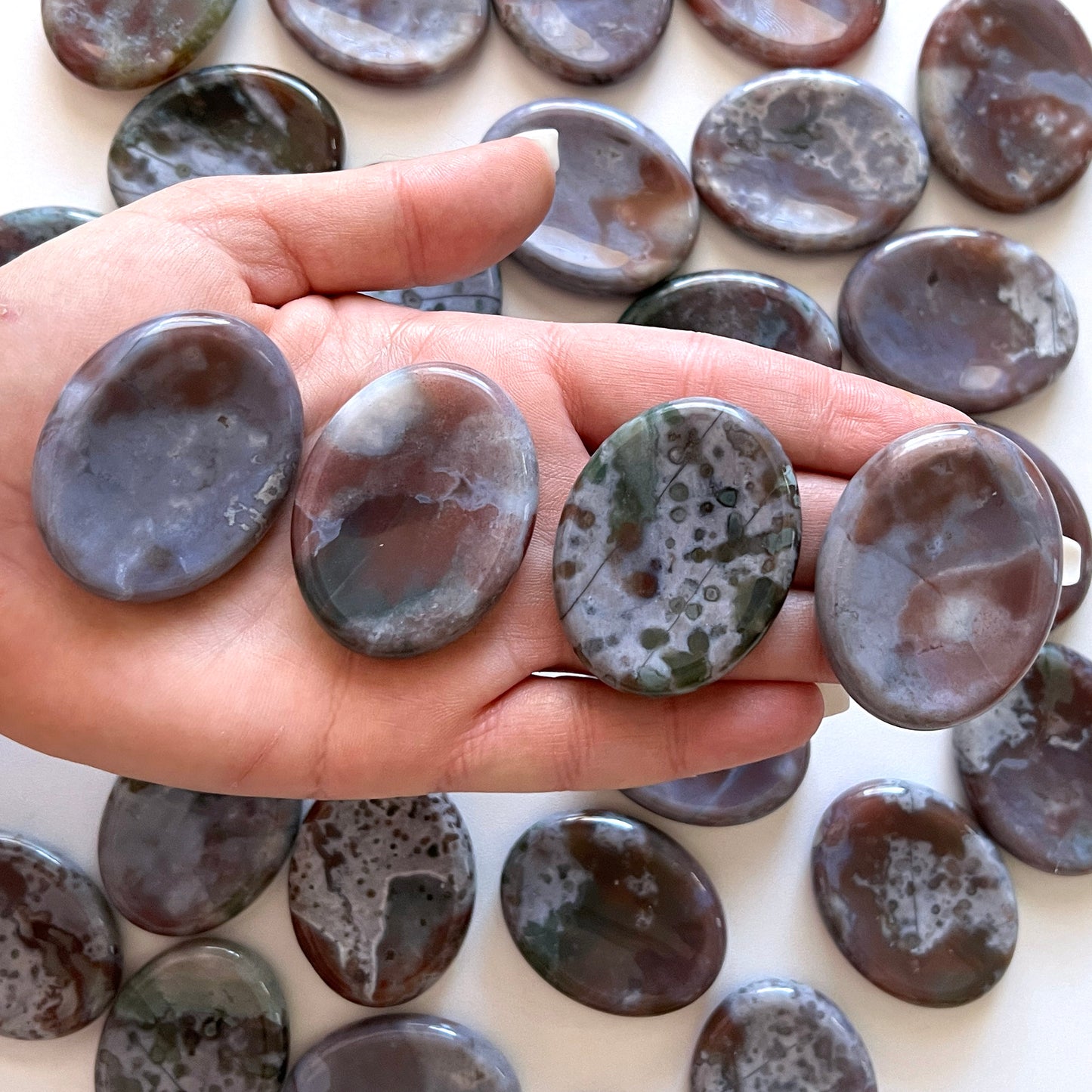 Ocean Jasper Worry Stone