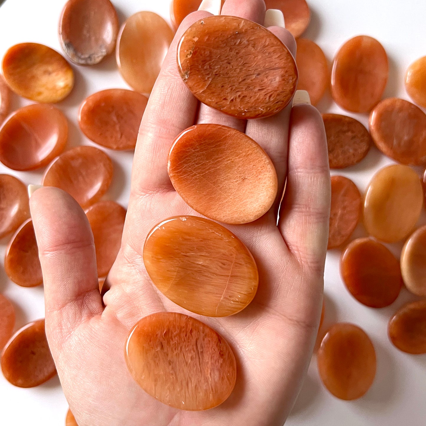 Orange Aventurine Worry Stone