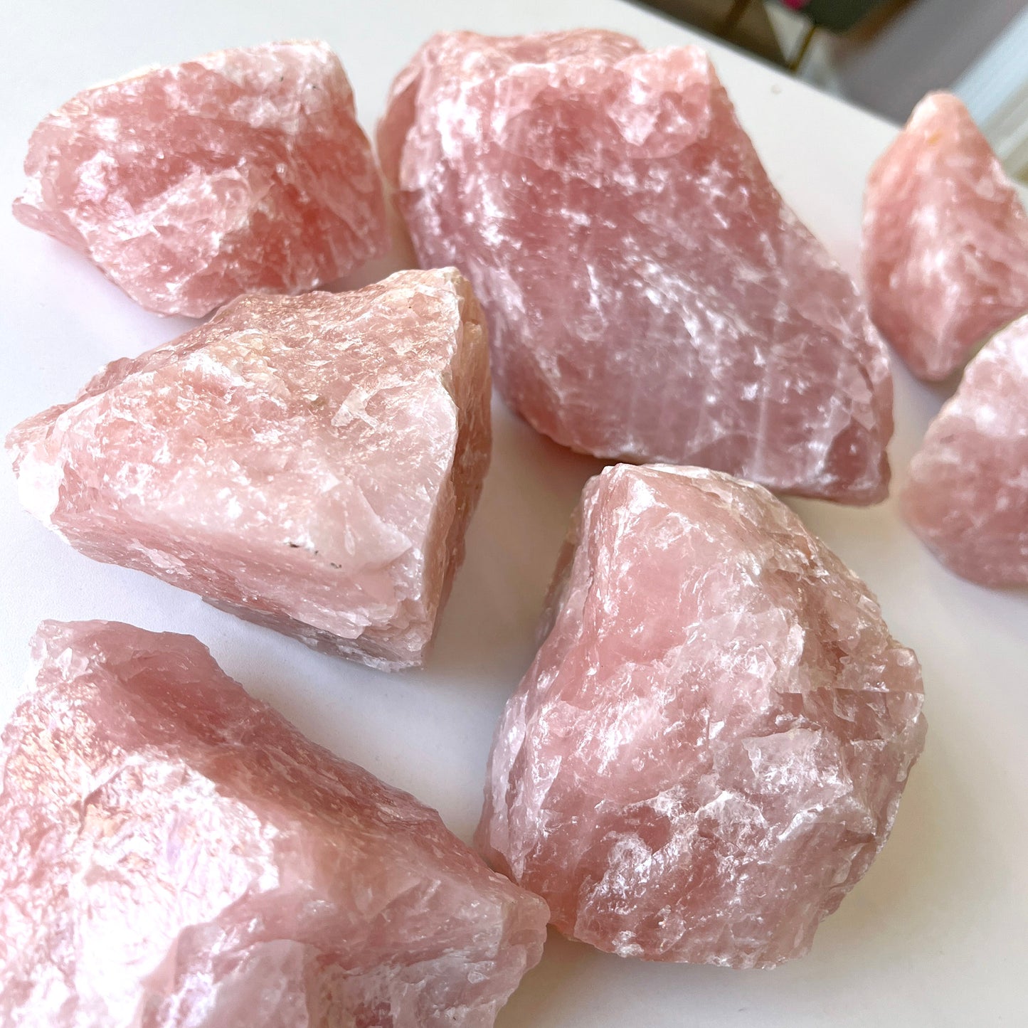 Large Raw Rose Quartz Chunk