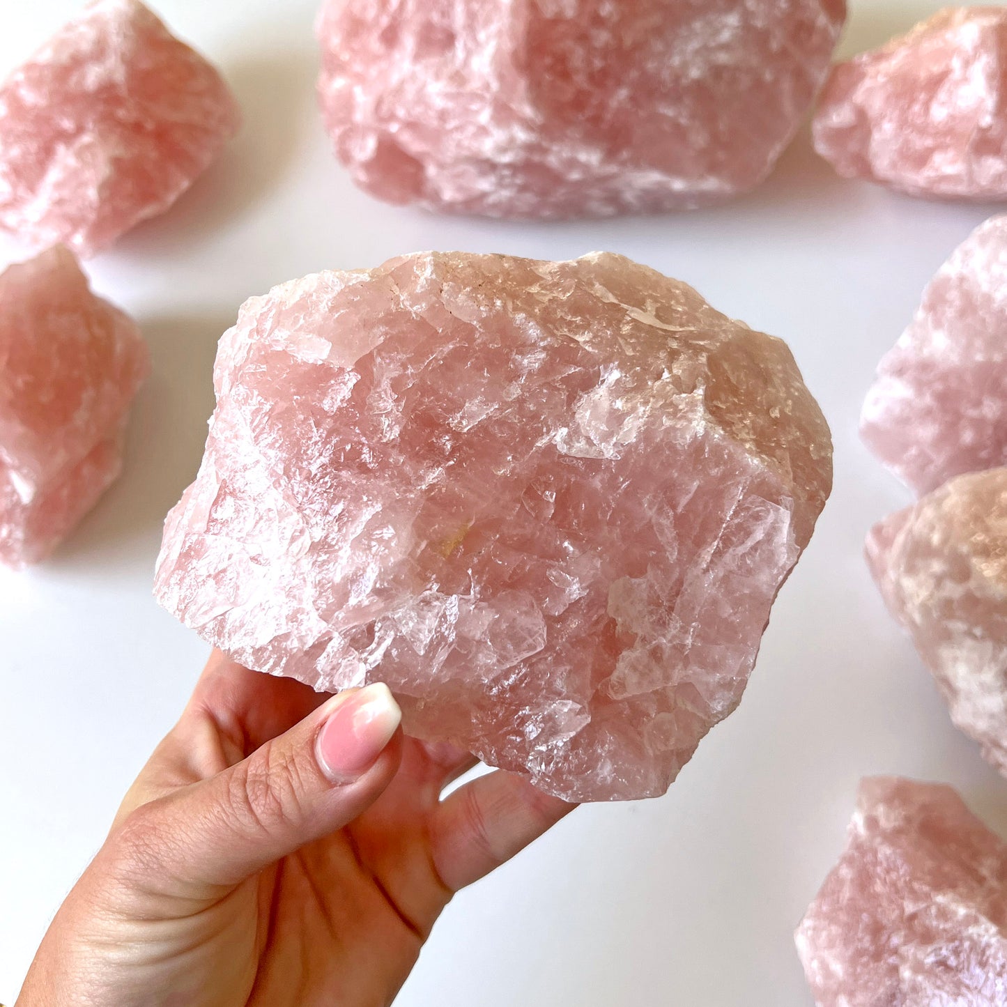 Large Raw Rose Quartz Chunk