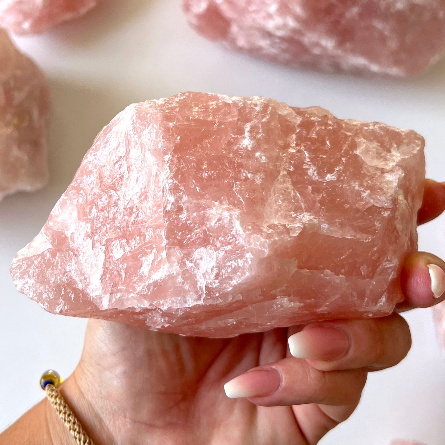 Large Raw Rose Quartz Chunk
