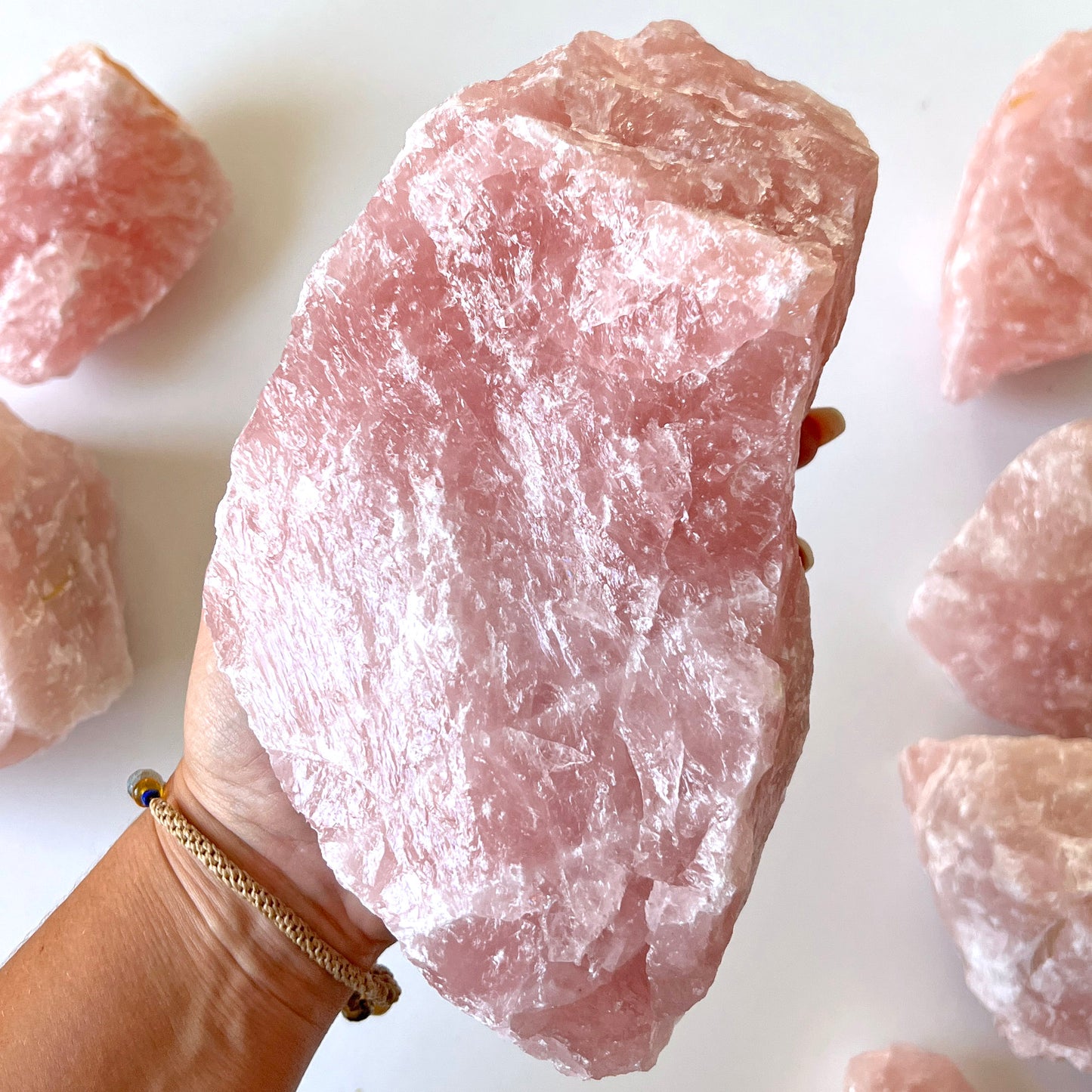 Large Raw Rose Quartz Chunk