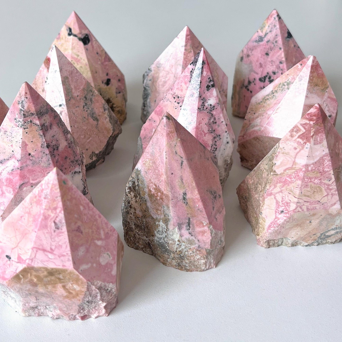 Peruvian Rhodonite Top Polished Point