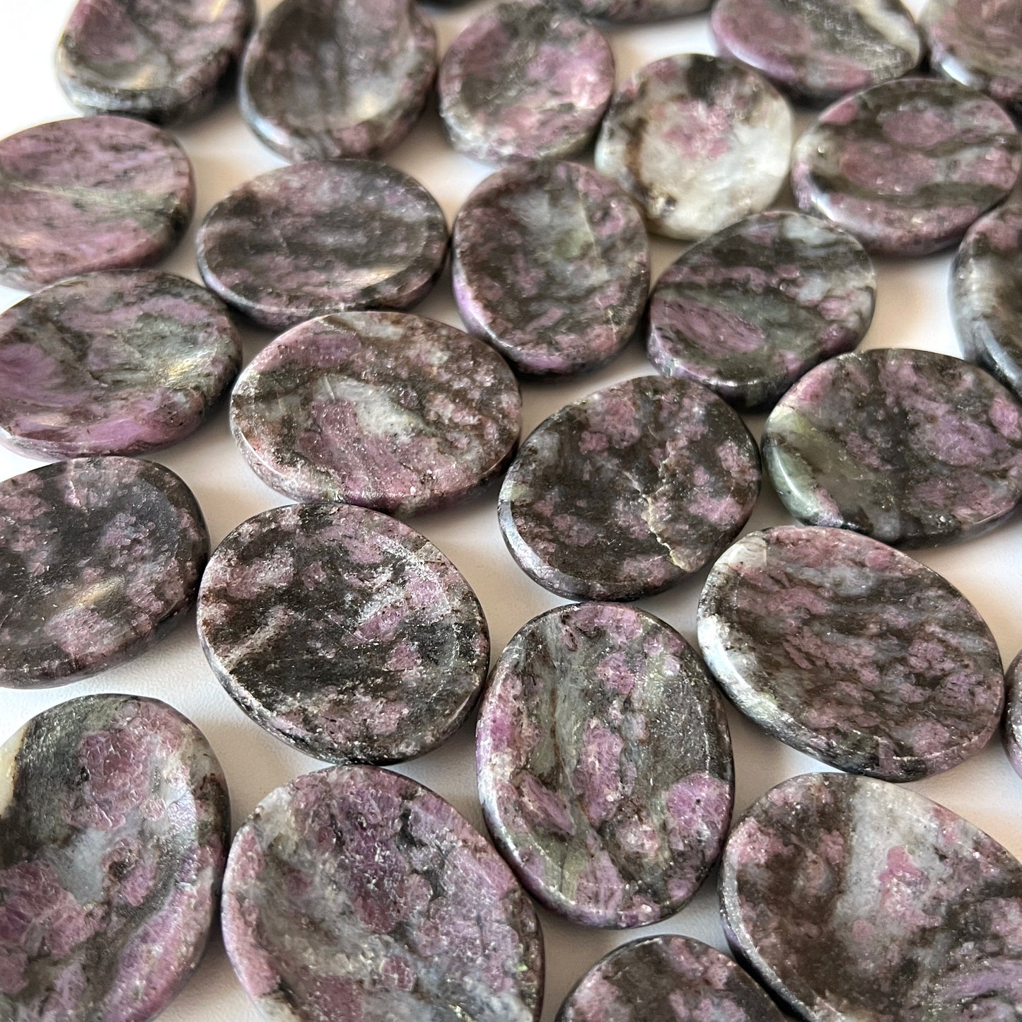 Ruby in Matrix Worry Stone