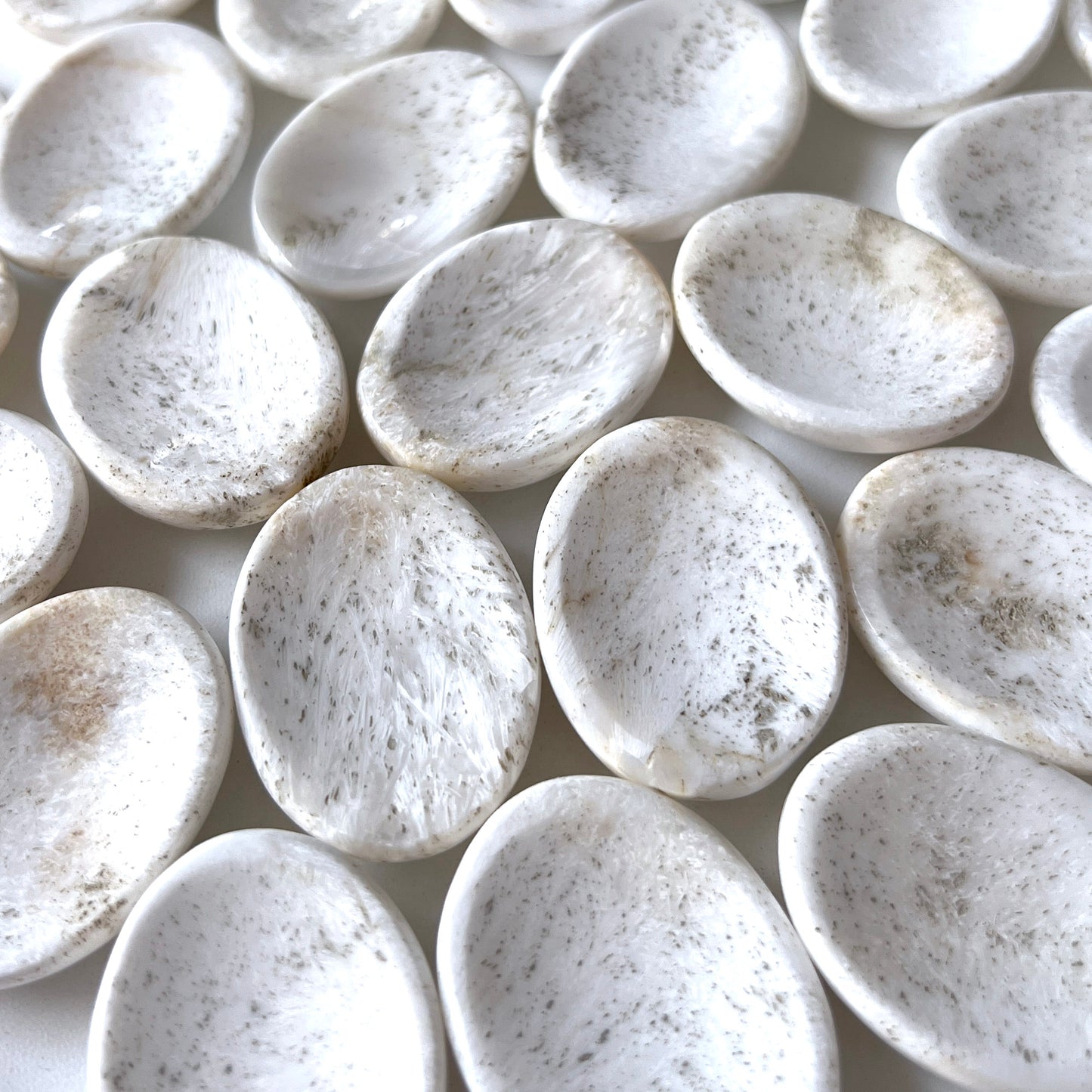 Scolecite Worry Stone