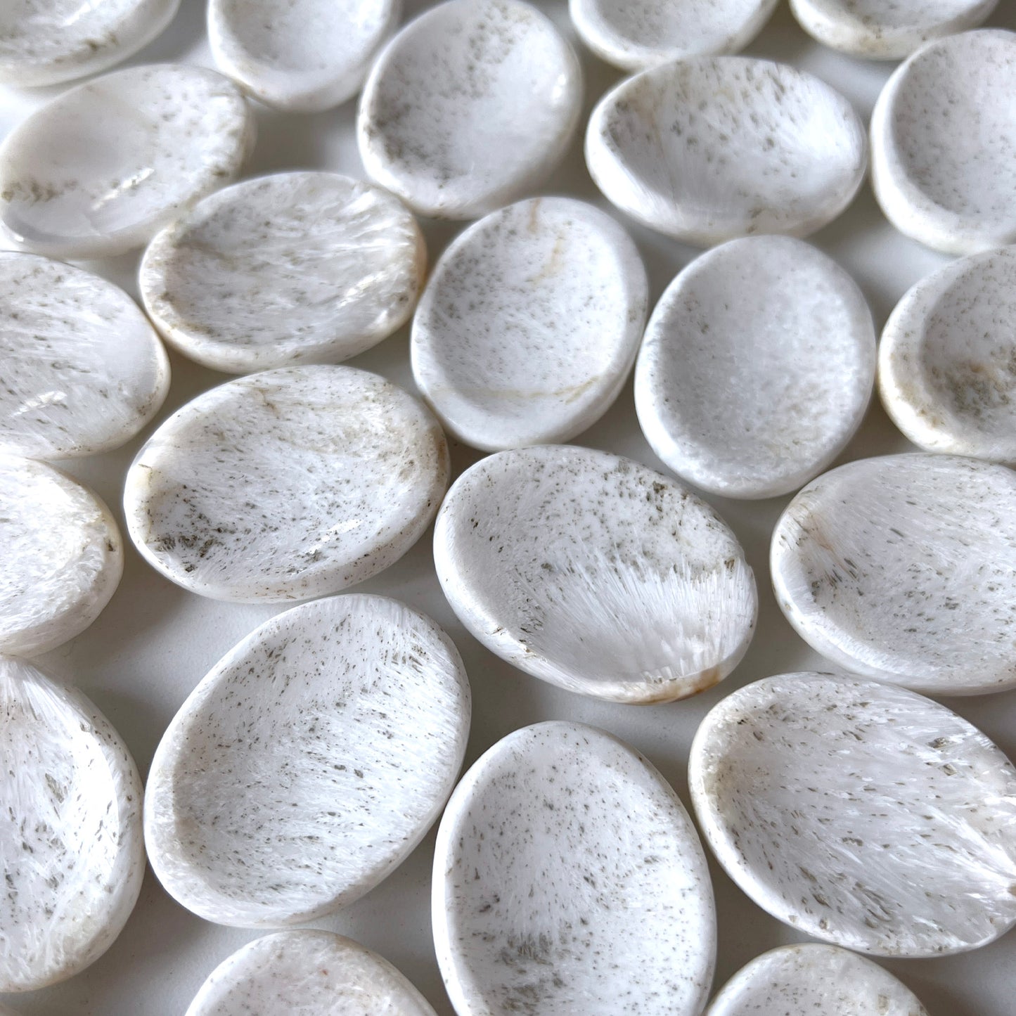 Scolecite Worry Stone