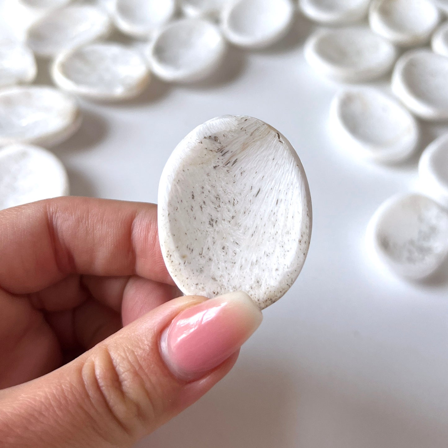 Scolecite Worry Stone