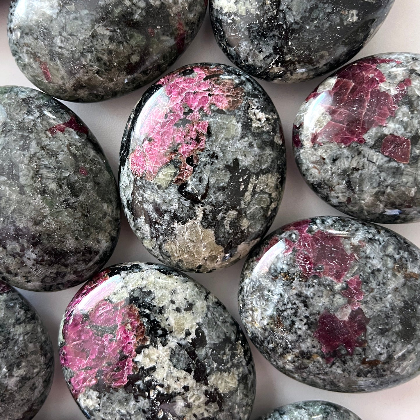 Eudialyte Palm Stone