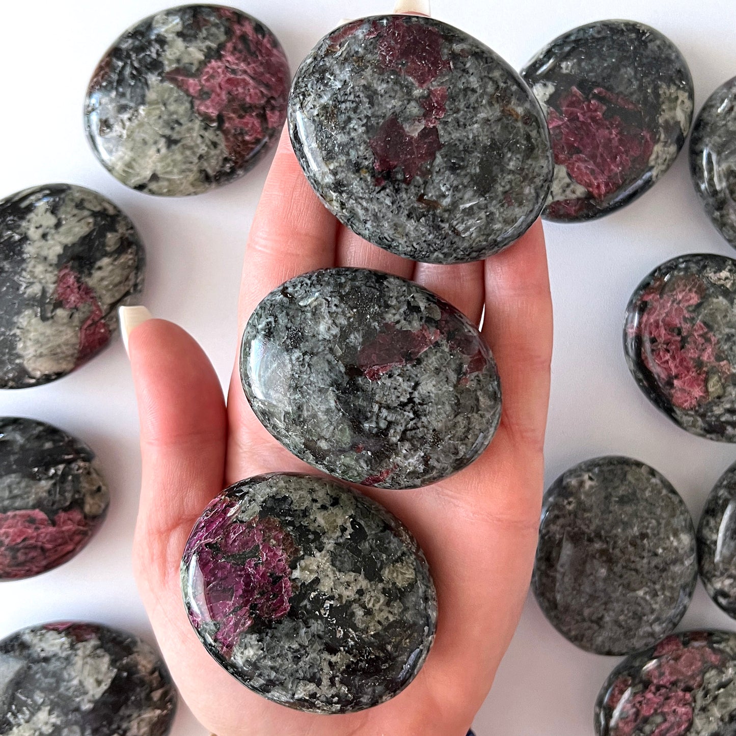 Eudialyte Palm Stone
