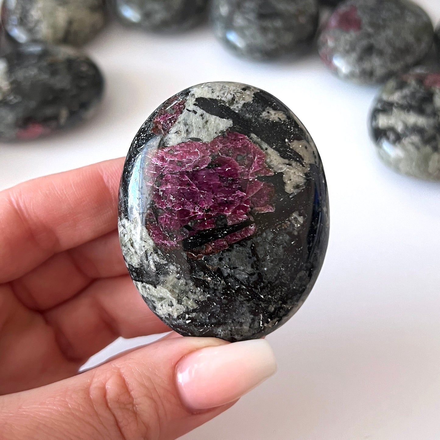 Eudialyte Palm Stone