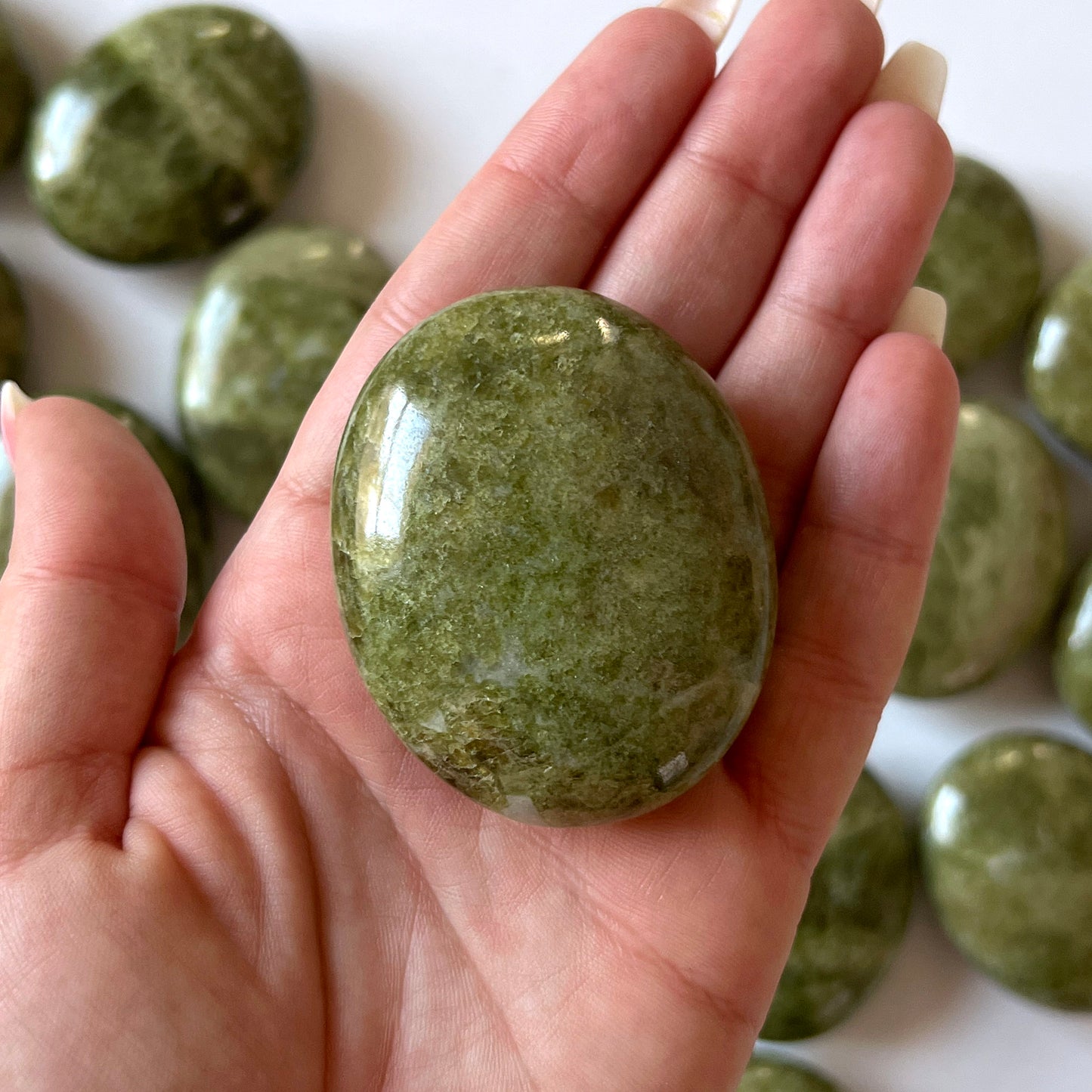 Vesuvianite Palm Stone