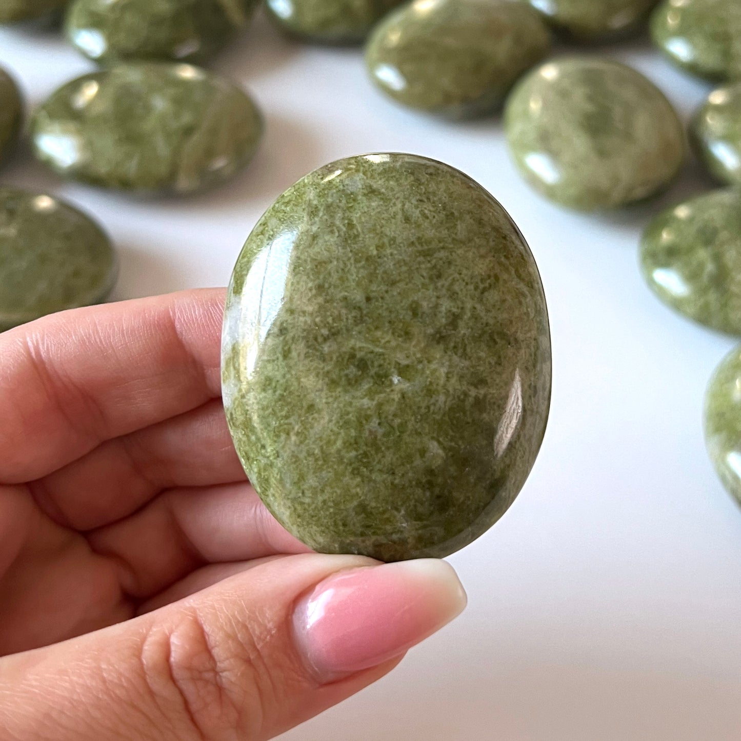 Vesuvianite Palm Stone