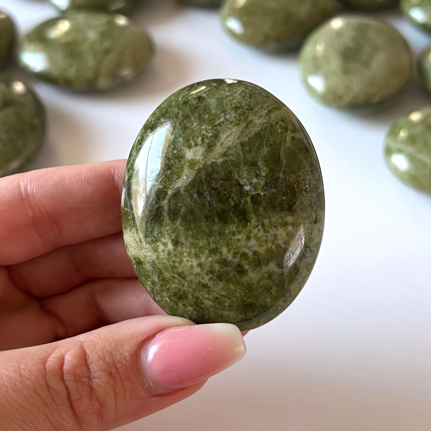 Vesuvianite Palm Stone