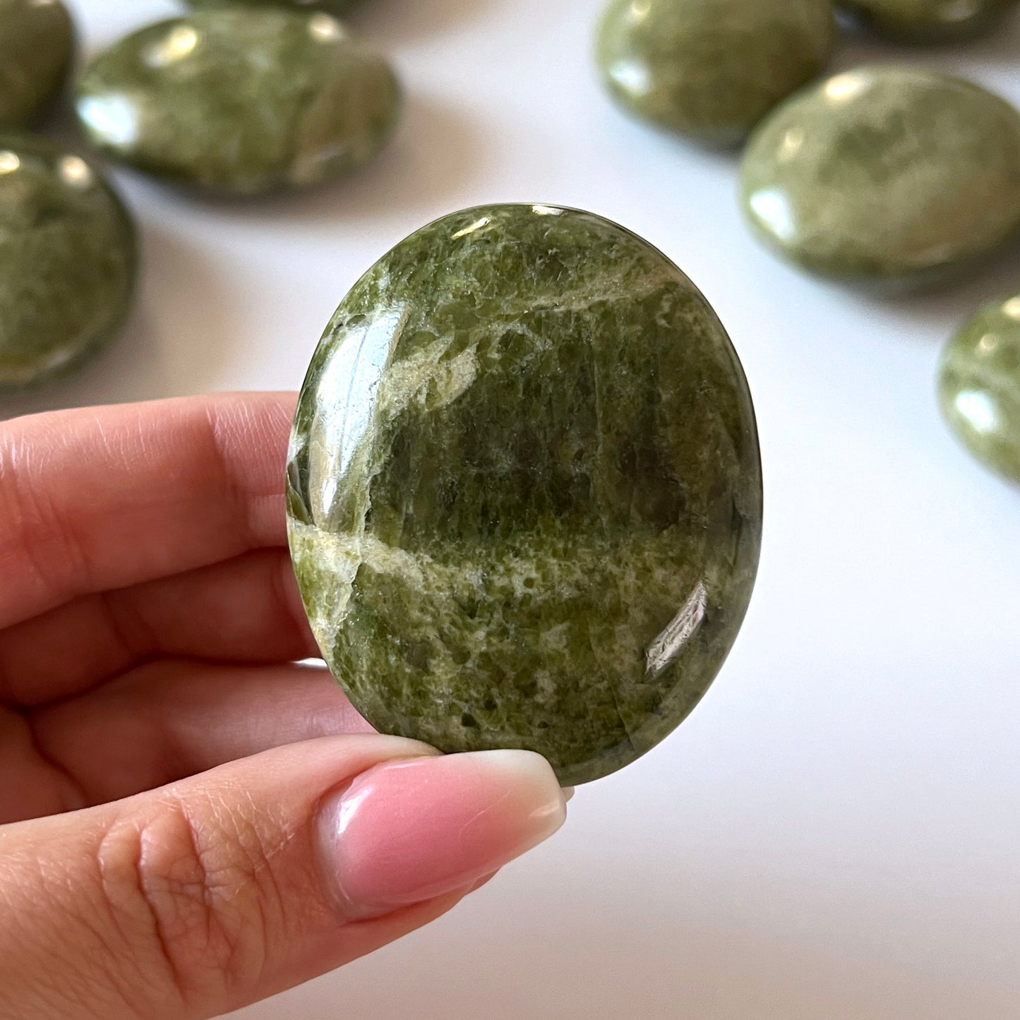 Vesuvianite Palm Stone
