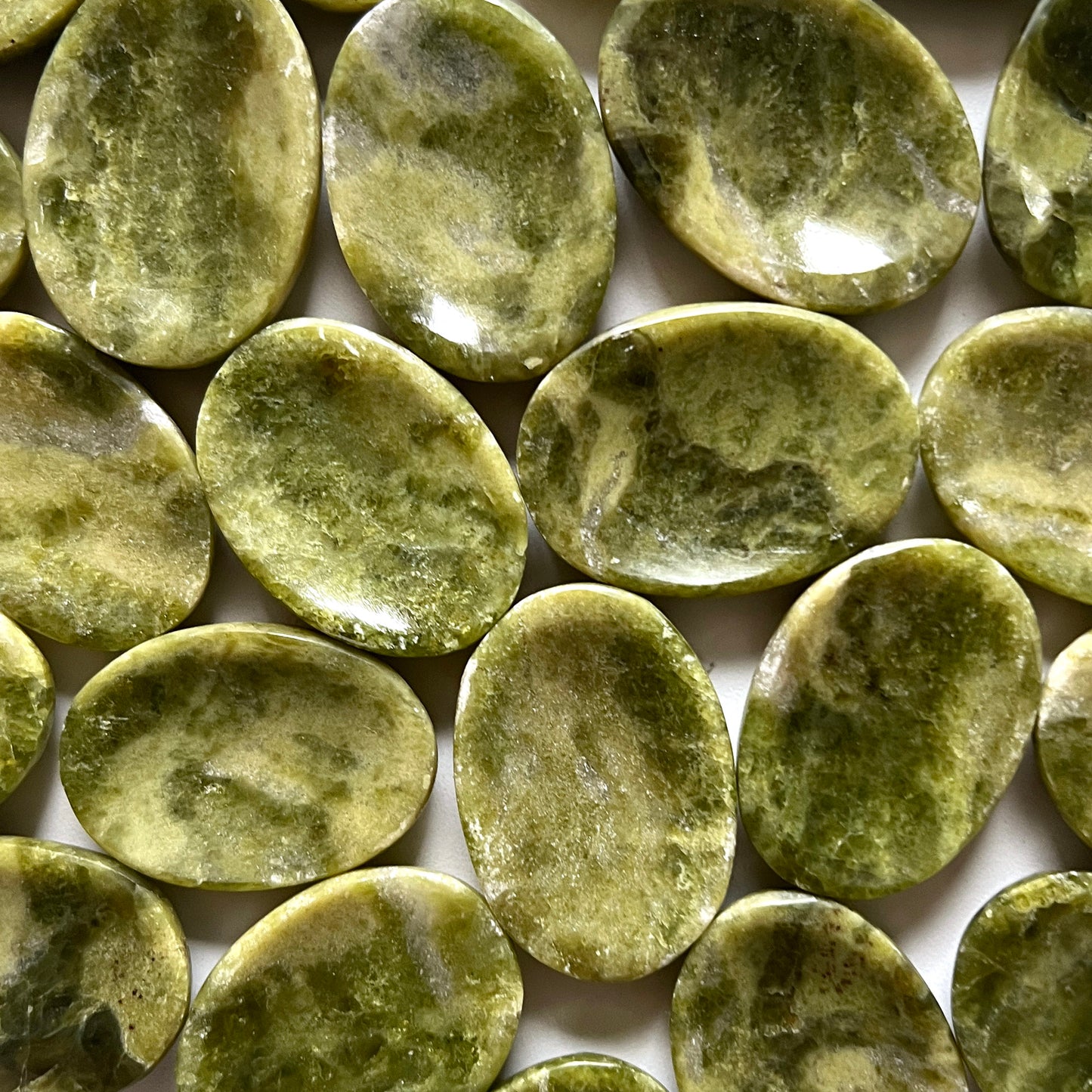 Vesuvianite Worry Stone