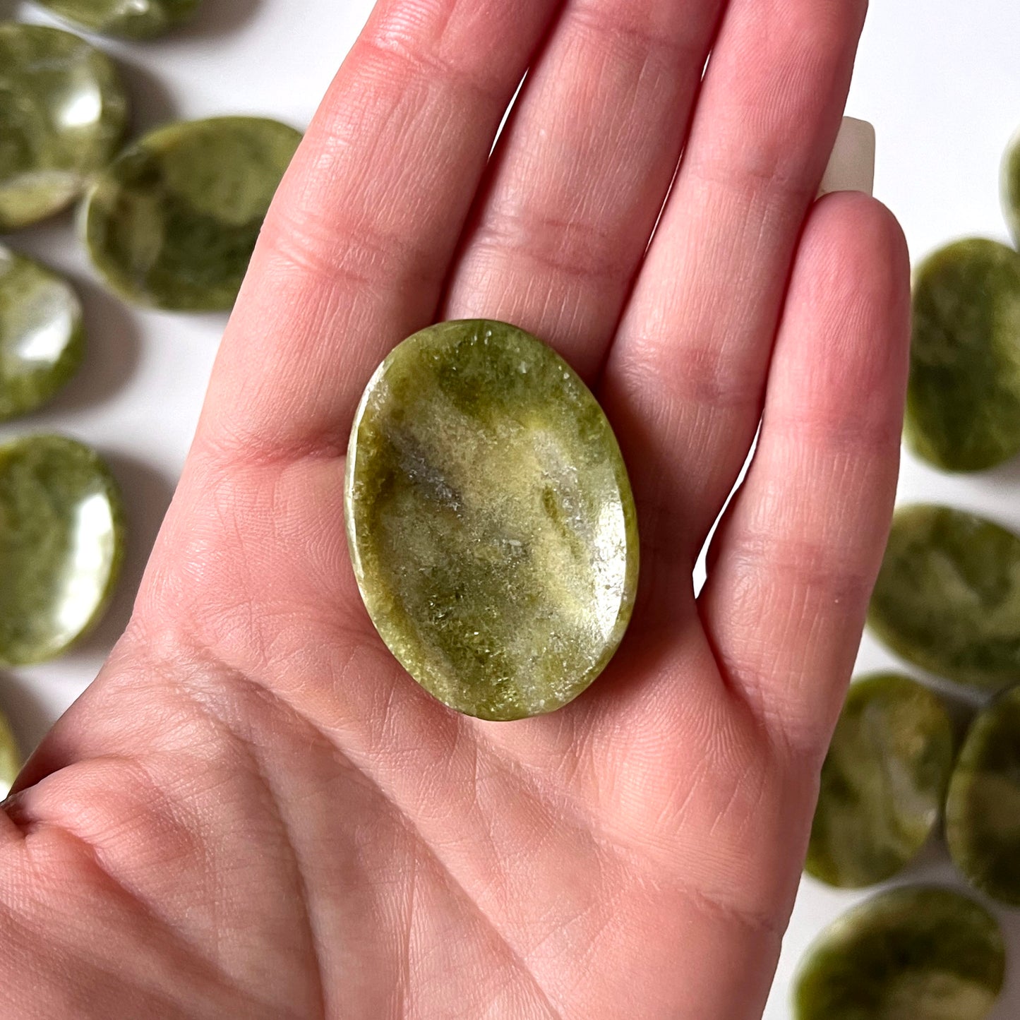 Vesuvianite Worry Stone