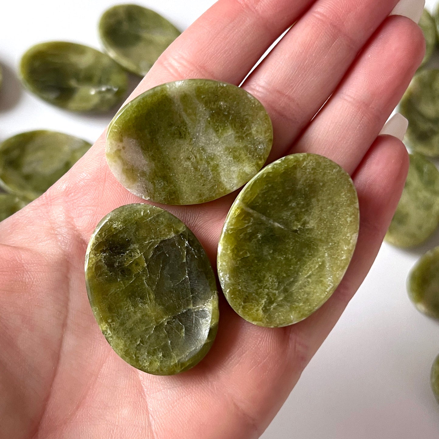 Vesuvianite Worry Stone