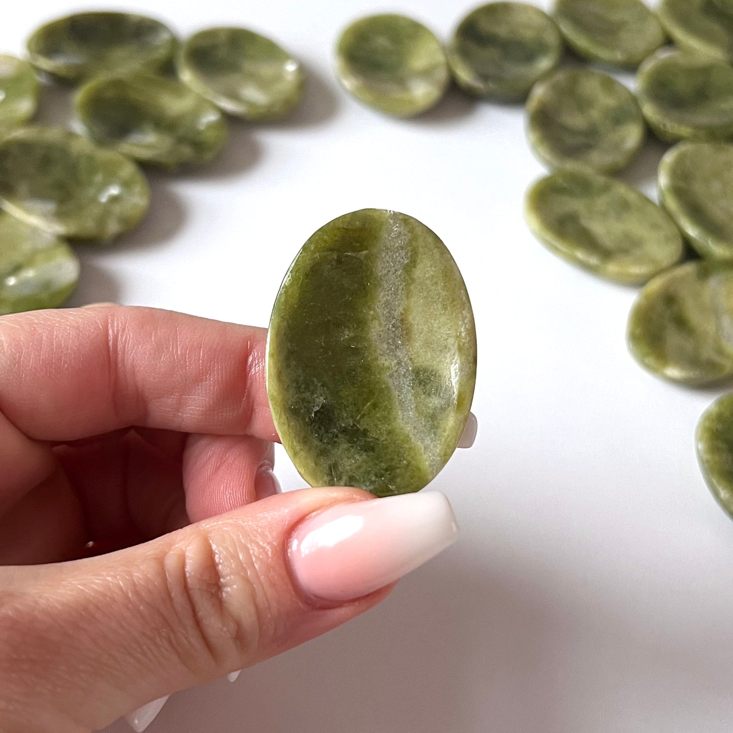 Vesuvianite Worry Stone