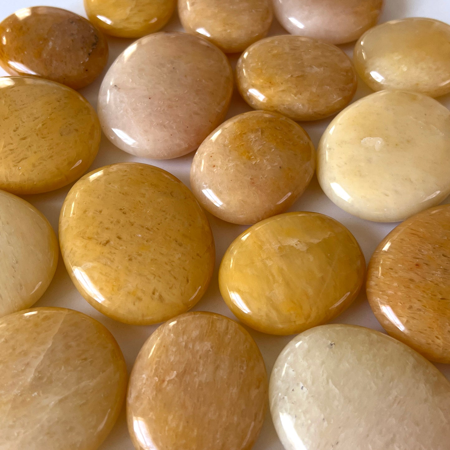 Yellow Aventurine Palm Stone