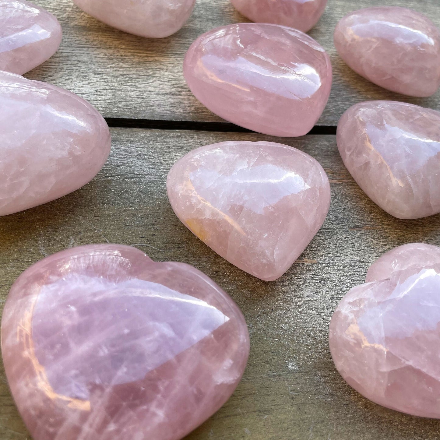 Rose Quartz Heart | Love Crystal | Heart Chakra | Heart Healing - Sole Luna