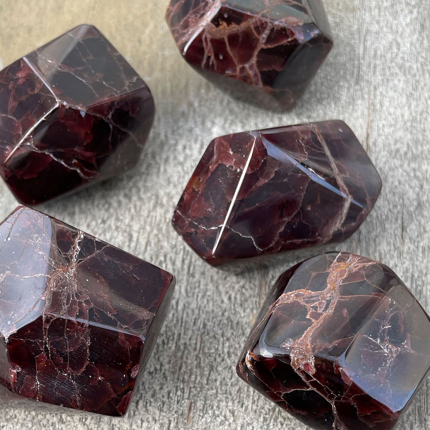 MANIFEST DESIRES | Garnet Freeform | Large Tumbled | Love Passion Sensuality - Sole Luna