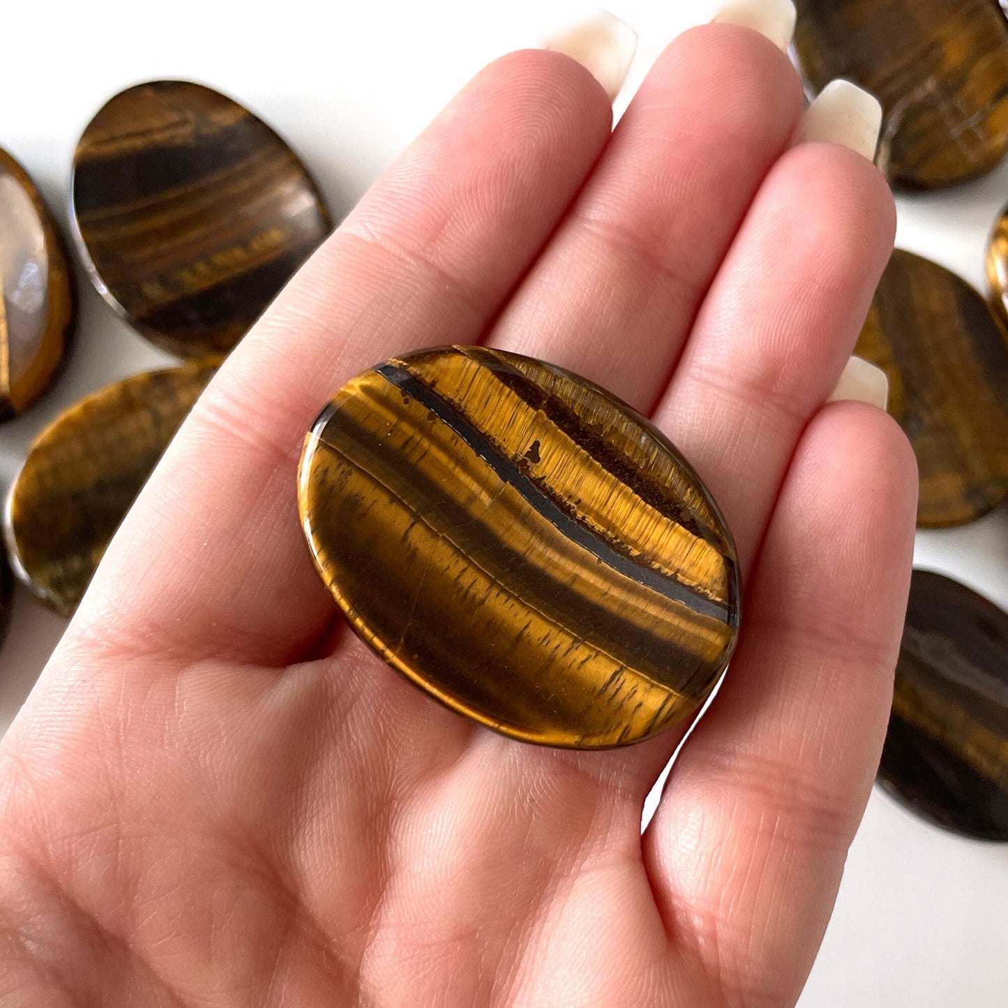 Tiger's Eye Worry Stone