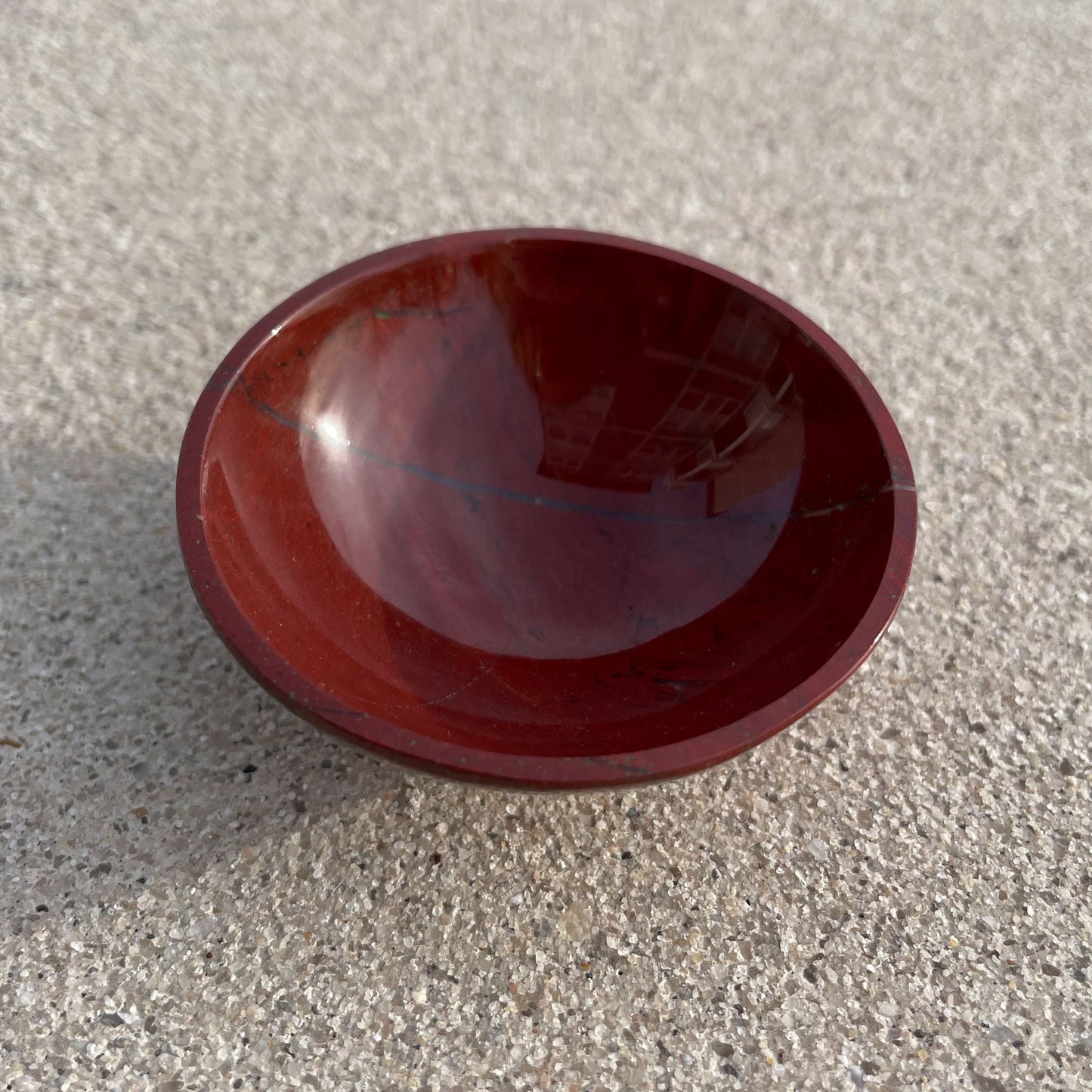 Red Jasper Mini Altar Bowl 2in | Offering Bowl | Grounding | Root Chakra | Divination - Sole Luna