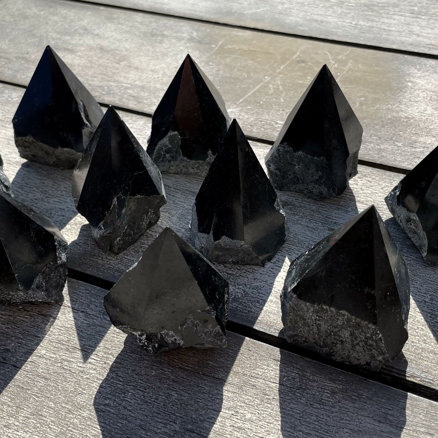 Black Tourmaline Top Polished Point | Psychic Protection | Negativity Blocker | Grounding - Sole Luna