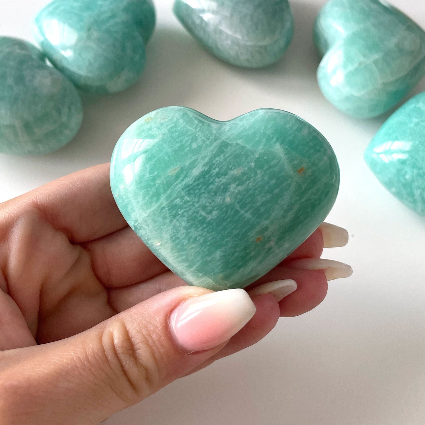Amazonite Heart