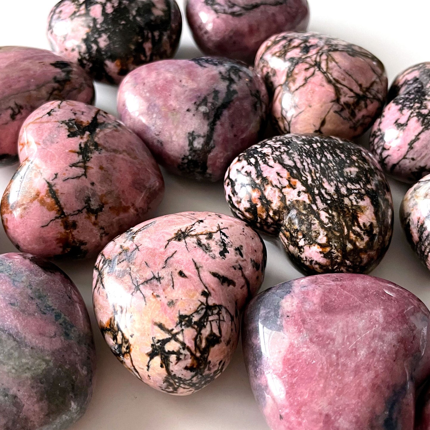 Rhodonite Heart | Emotional Balance | Release Toxicity | Heart Healing | Mending Relationships - Sole Luna