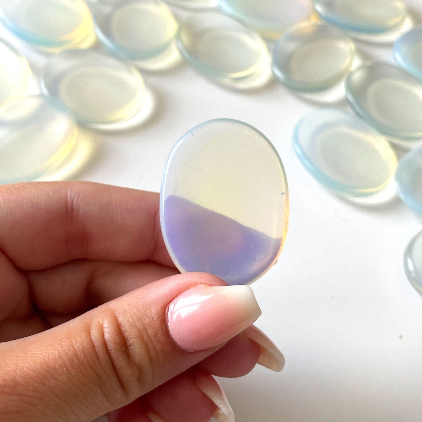 Opalite Worry Stone