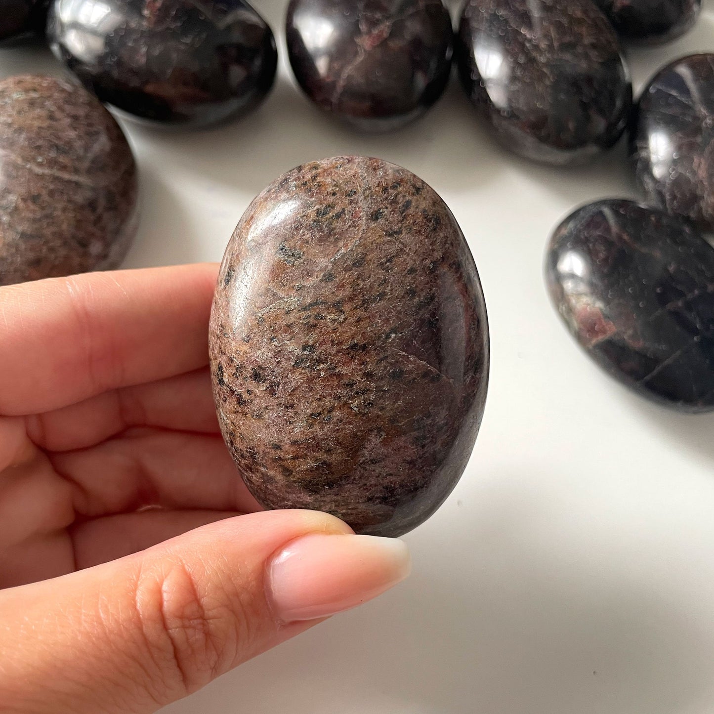 Garnet Palm Stone