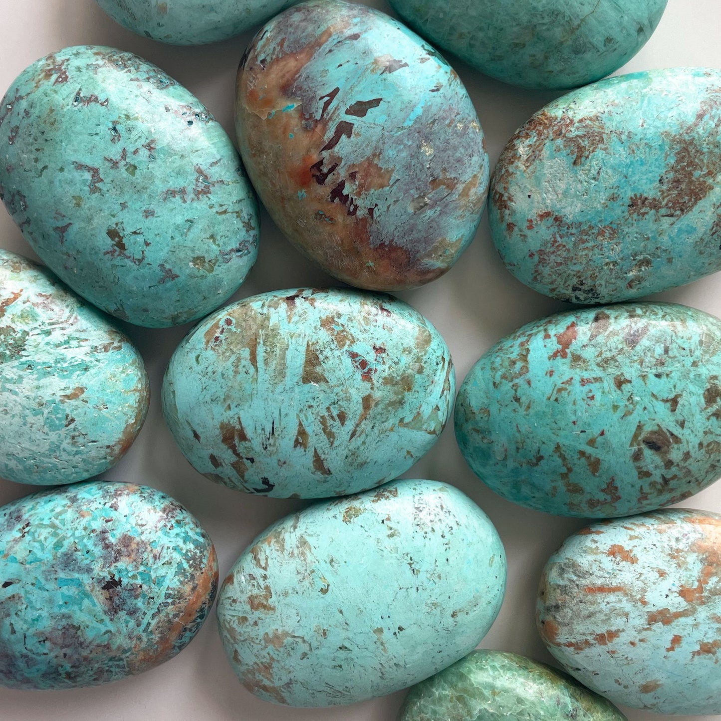 Peruvian Turquoise Palm Stone | Truth | Communication | Protection | Optimism | Calming - Sole Luna