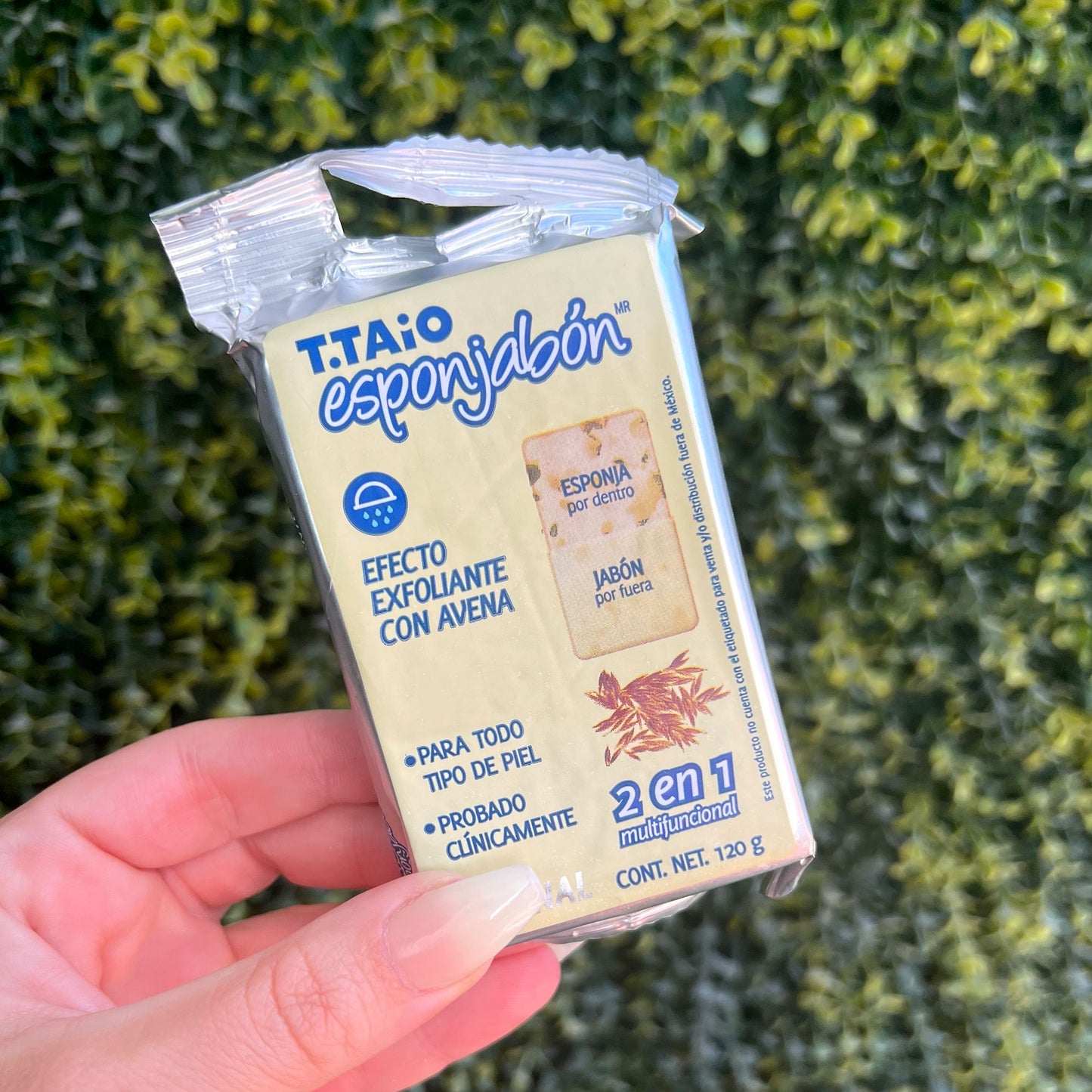 Original Esponjabon Soap T.Taio | Esponjabón | Efecto Exfoliante Con Avena | Origin: Mexico | Sponge Soap Bar | TikTok Soap - Sole Luna
