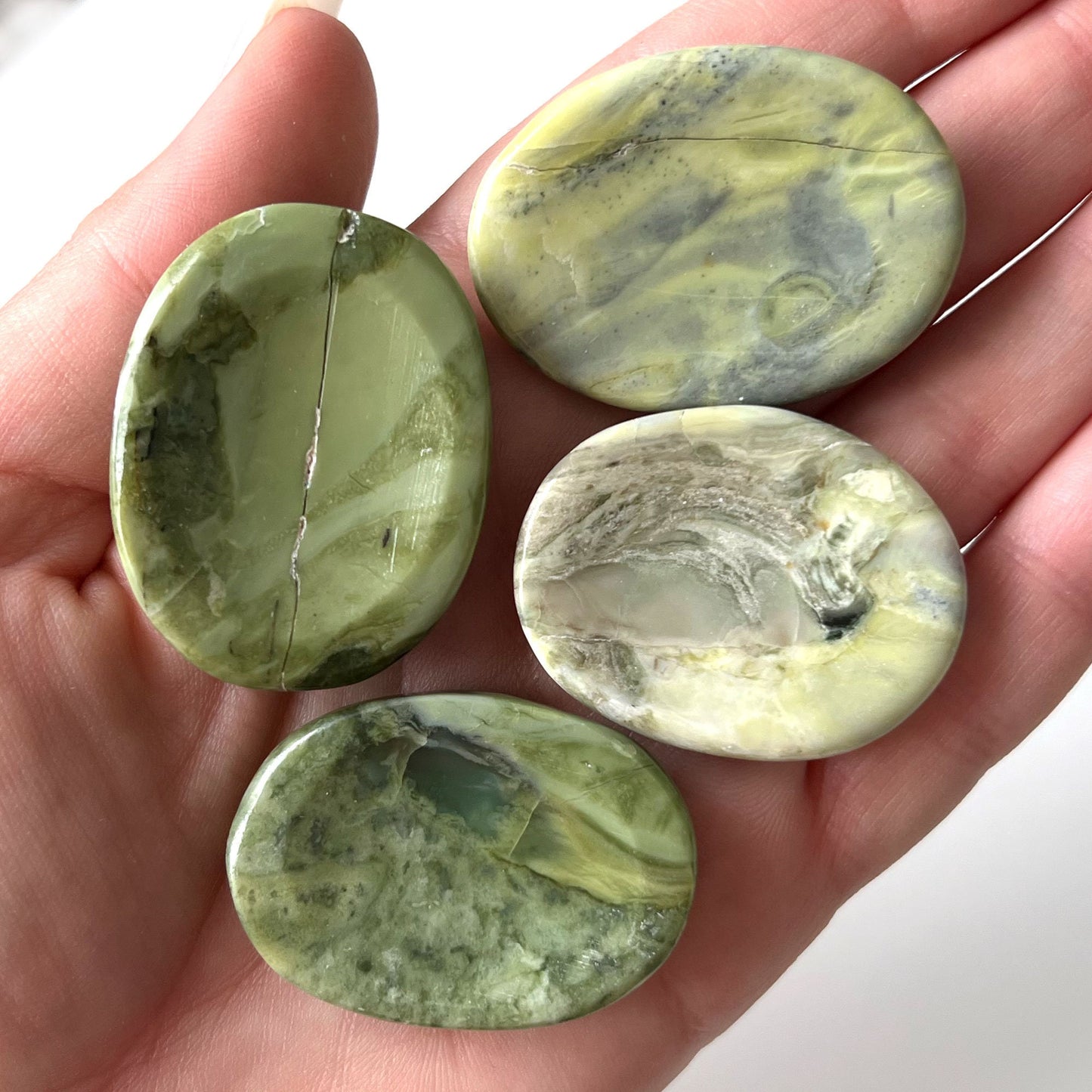 Kundalini Energy Serpentine Worry Stone | Meditation Palm Stone | Healing Crystal - Sole Luna