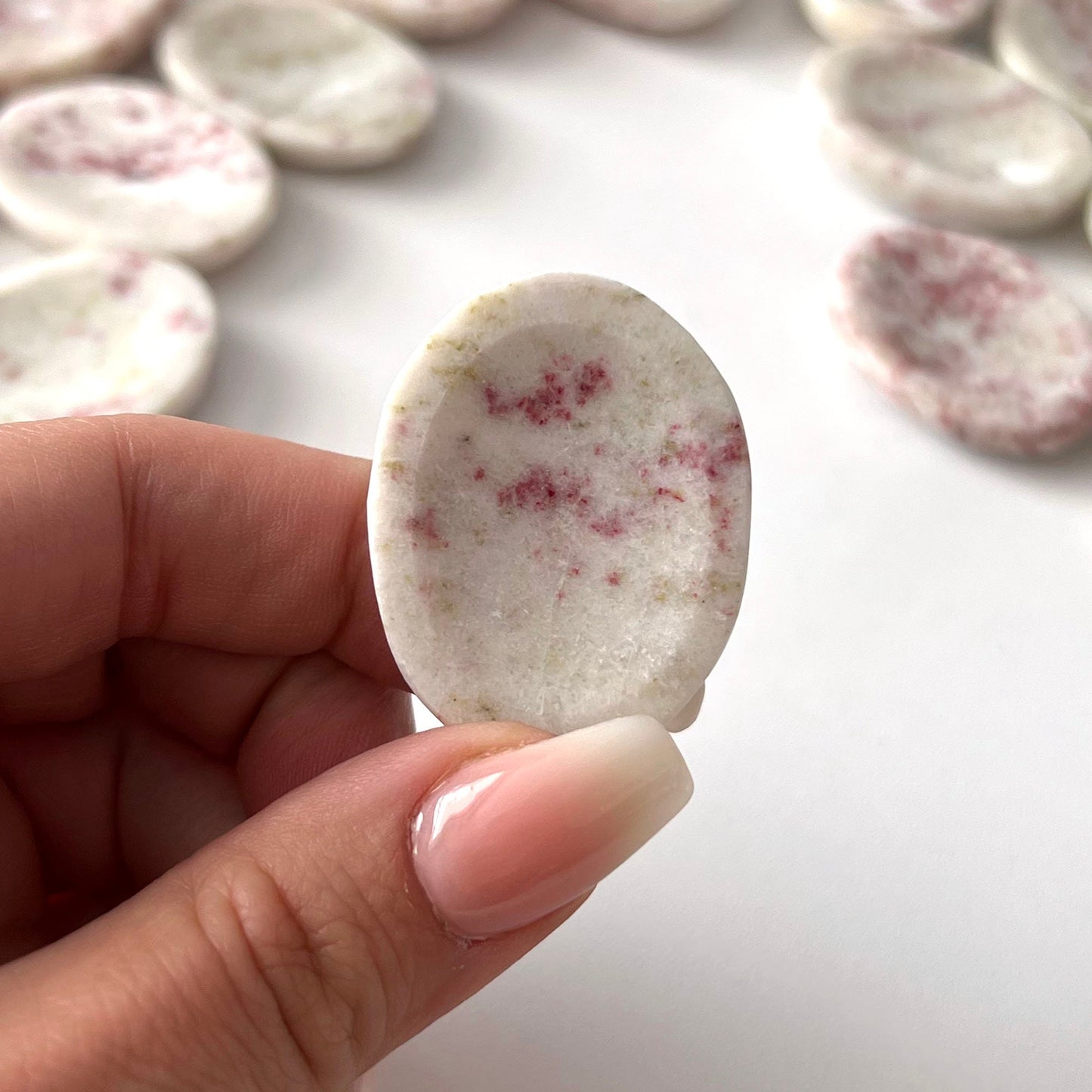 MANIFESTATION Cinnabar Worry Stone | Cinnabrite | Merchant’s Stone | Abundance | Success | Stone for Business Owners and Entrepreneurs - Sole Luna