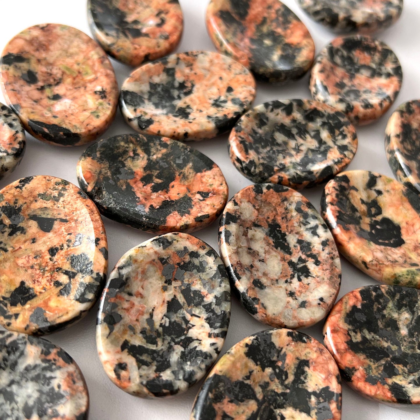 Orthoclase Worry Stone | Feldspar | Vitality + Growth | Overcome Tragedy | Life Enjoyment | Optimism | Good Fortune | Insight | Alignment - Sole Luna