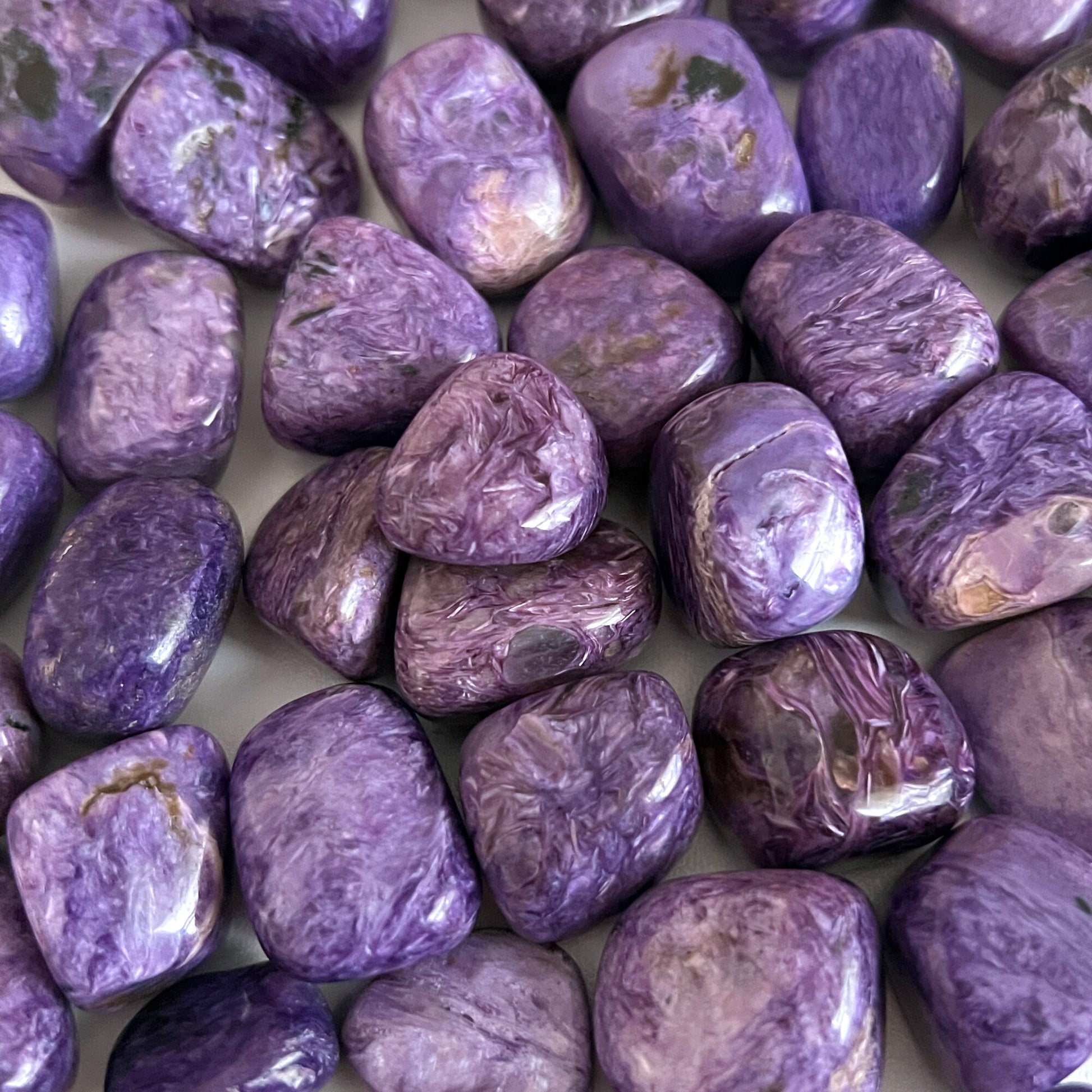 Charoite Tumbled | Origin Russia | Transformation | Transmutation Crystal | Relaxation - Sole Luna
