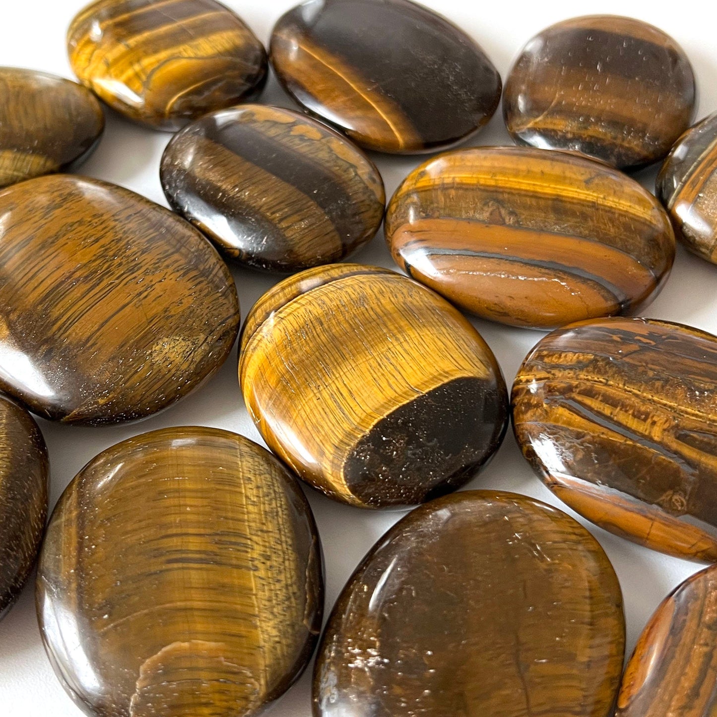 Tiger's Eye Palm Stone