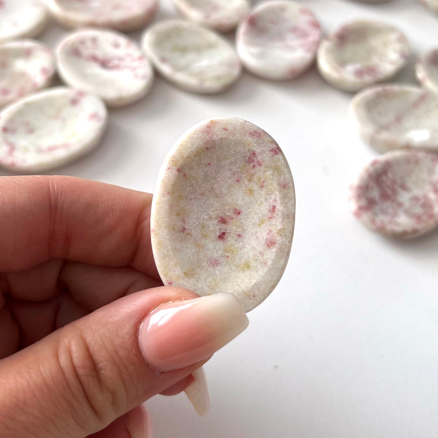 MANIFESTATION Cinnabar Worry Stone | Cinnabrite | Merchant’s Stone | Abundance | Success | Stone for Business Owners and Entrepreneurs - Sole Luna