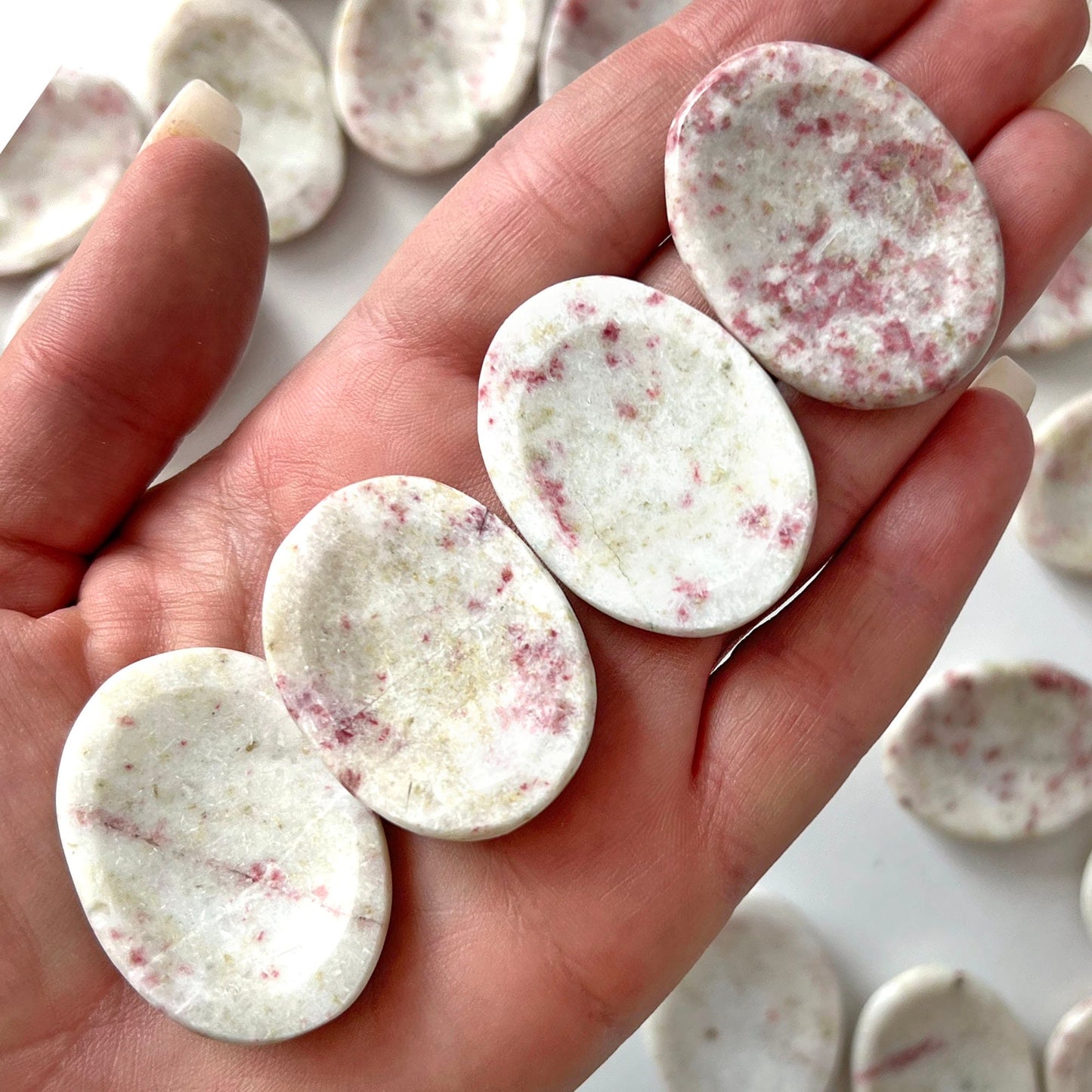 MANIFESTATION Cinnabar Worry Stone | Cinnabrite | Merchant’s Stone | Abundance | Success | Stone for Business Owners and Entrepreneurs - Sole Luna