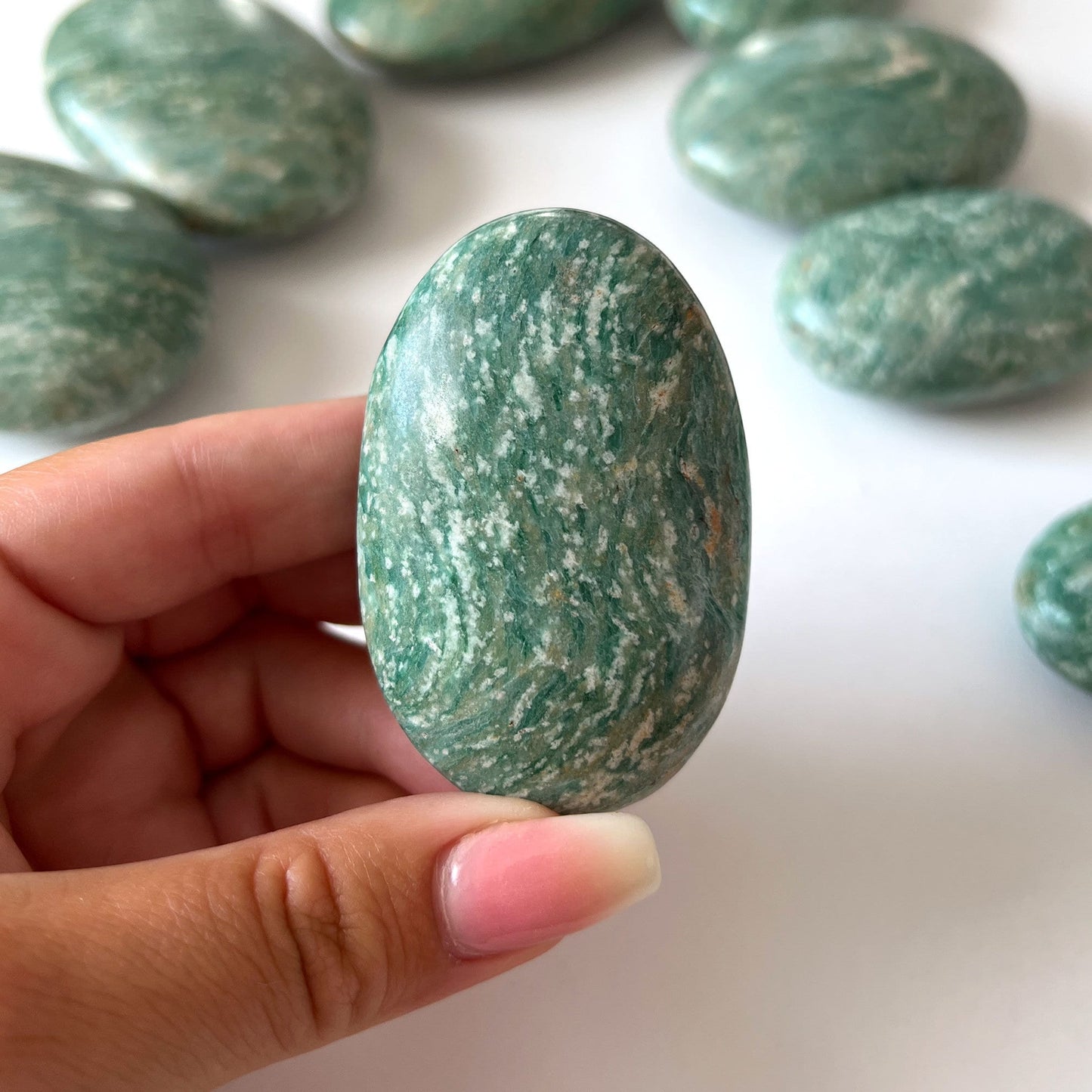 Green Aventurine Palm Stone | Abundance | Good Luck Crystal | Opportunity | Prosperity | Money - Sole Luna