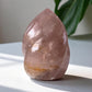 Lavender Rose Quartz Flame