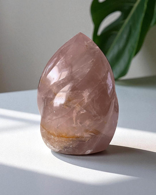 Lavender Rose Quartz Flame